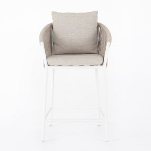 Porto Outdoor Stool-White-Counter