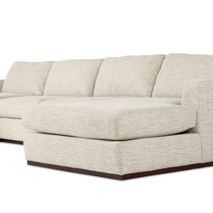 Colt 3Pc U Sectional In Merino Cotton