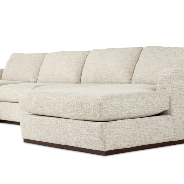 Colt 3Pc U Sectional In Merino Cotton