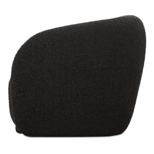 Moe's Faye Accent Chair in Black Boucle