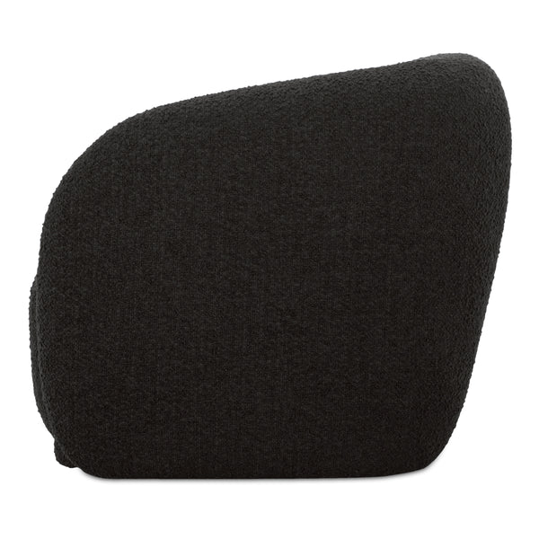 Moe's Faye Accent Chair in Black Boucle
