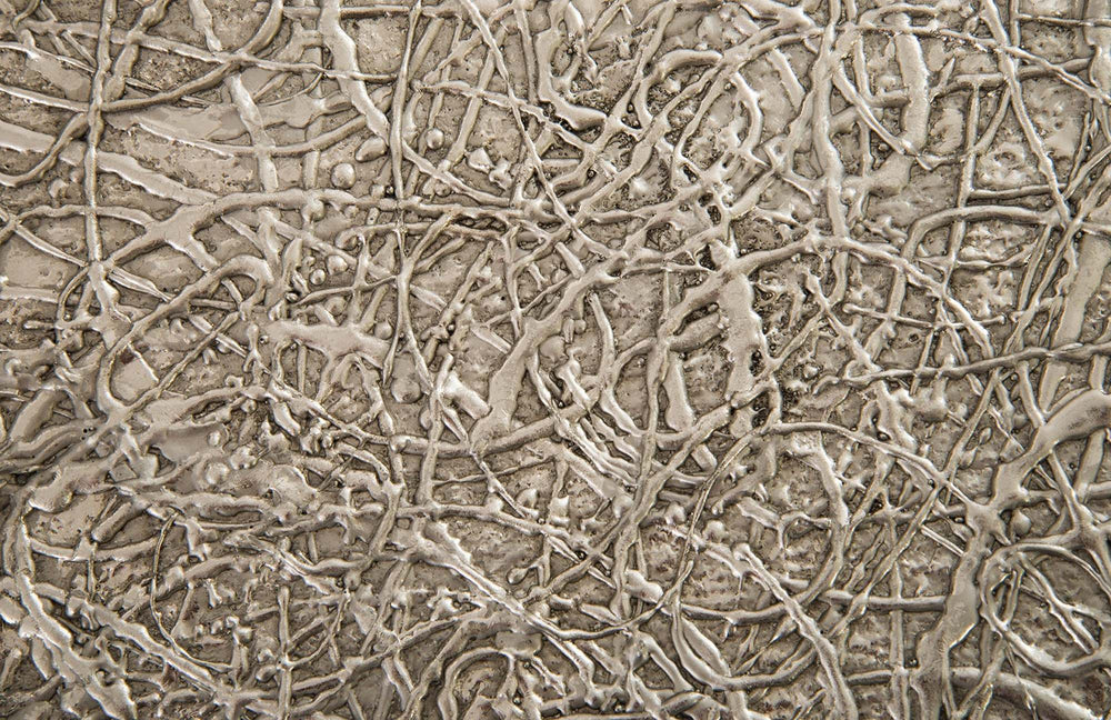 String Theory Pedestal, Silver Leaf, Small