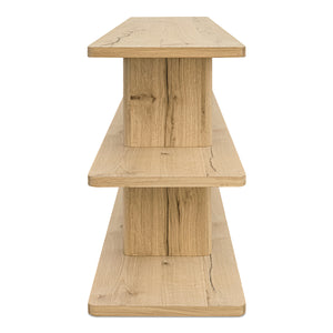 Casey Small Bookcase in Rustic Oak