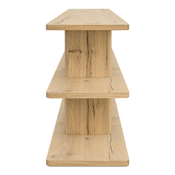 Casey Small Bookcase in Rustic Oak