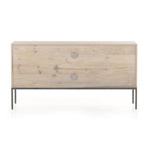Trey Modular Filing Credenza In Dove Poplar