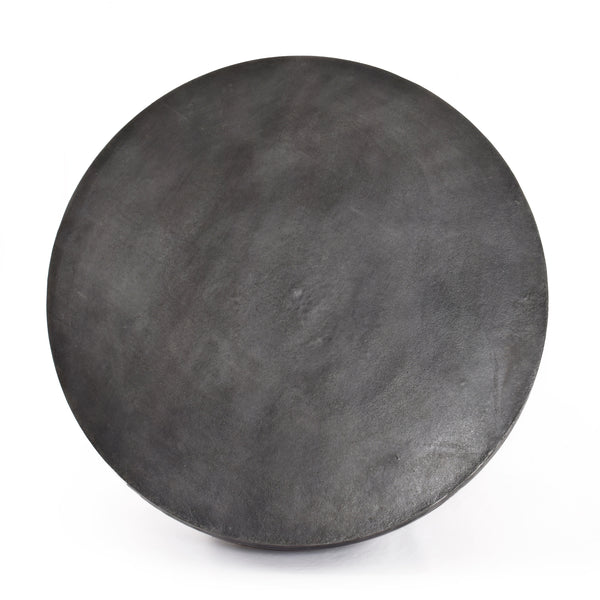 Basil Outdoor Coffee Table In Aged Grey