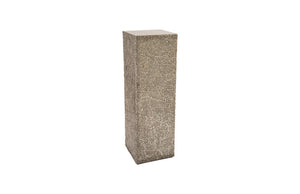 String Theory Pedestal, Silver Leaf, Large