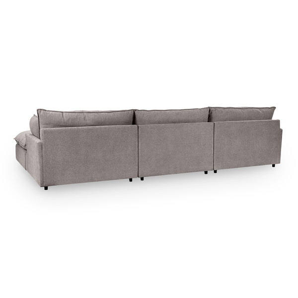 Caplan 4-Piece Modular Sectional in Elite-Charcoal