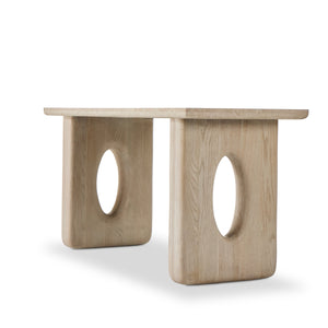 Eliza Desk in White Oak'