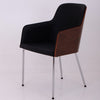 Hudson Arm Plywood/Mb In Black Leather