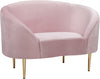 Bradford Chair In Pink Velvet