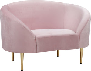 Bradford Chair In Pink Velvet
