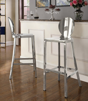 Gene Stool In Chrome