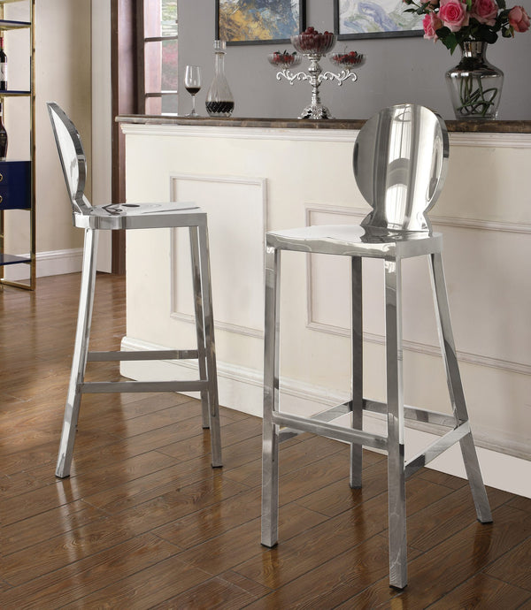 Gene Stool In Chrome