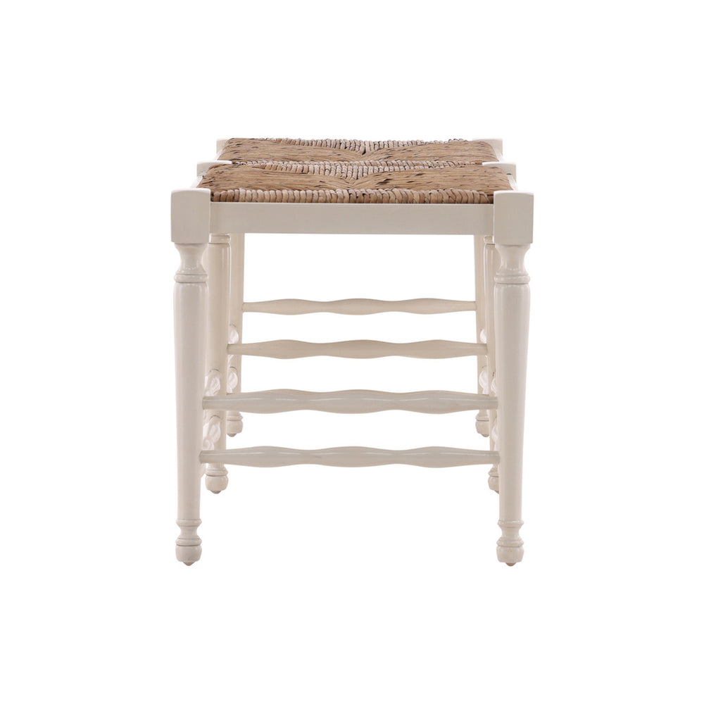 Cream Reed Bench