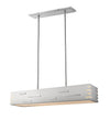 Loek 1 Light Chandelier in Brushed Nickel Finish