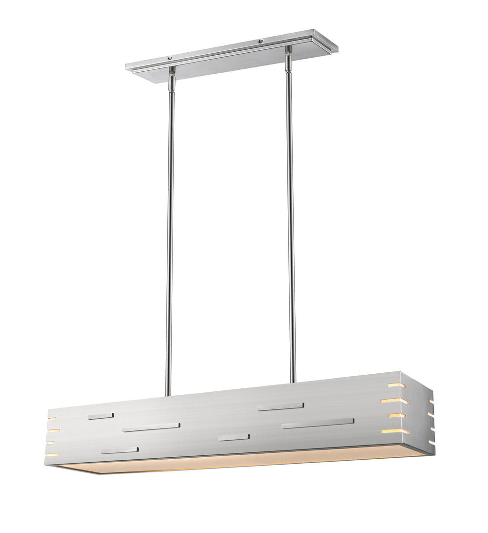 Loek 1 Light Chandelier in Brushed Nickel Finish