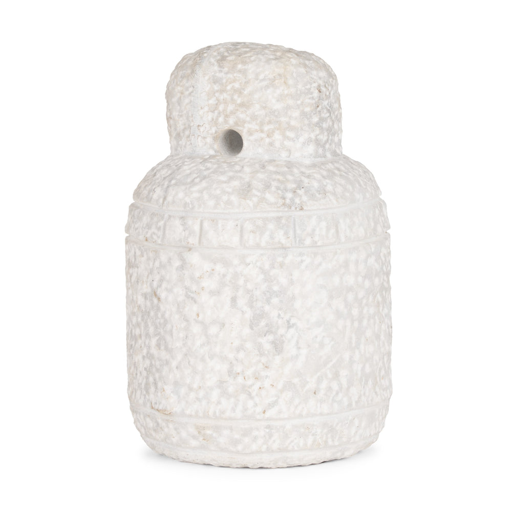 Irina Large White Marble Door Stopper