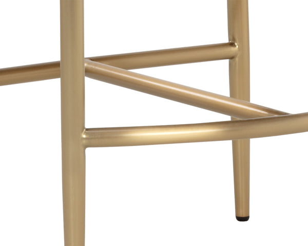 HELOISE COUNTER STOOL - MILLIKEN COGNAC