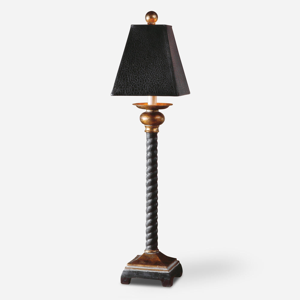 Bellcord Black Buffet Lamp