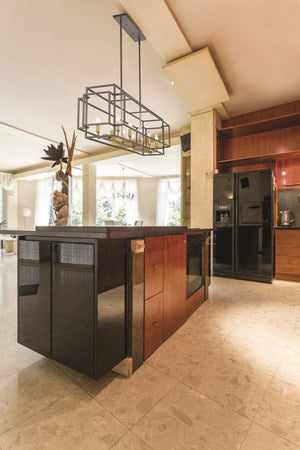 Titania 10 Light Island/Billiard in Bronze + Olde Brass Finish