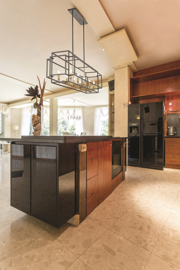 Titania 10 Light Island/Billiard in Bronze + Olde Brass Finish