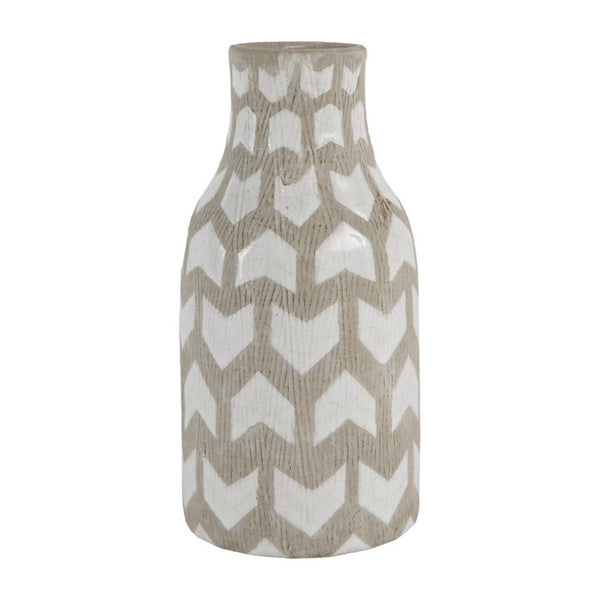 Graphic Ceramic Bottle Vases