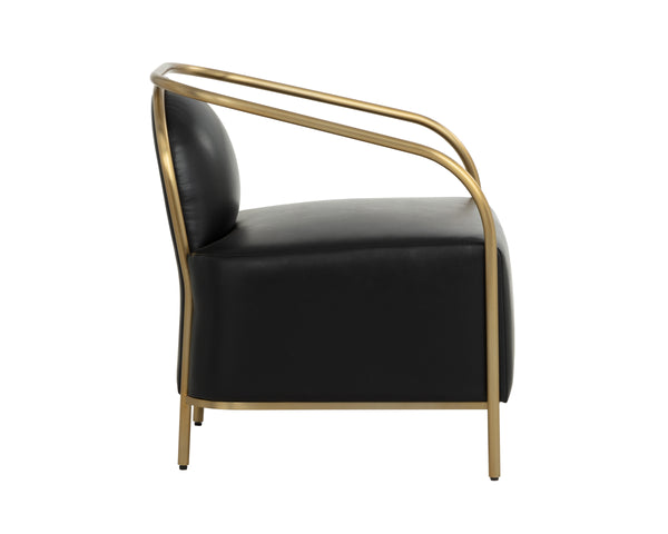 CICERO LOUNGE CHAIR - CANTINA BLACK