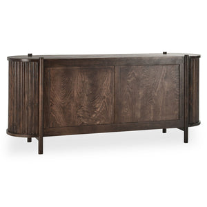 Redford Solid Wood Cabinet - Bark Brown
