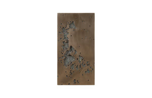 Splotch Wall Art, Rectangle, Bronze Finish