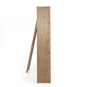 Bane Triple Bookshelf W/ Ladder In Smoked P