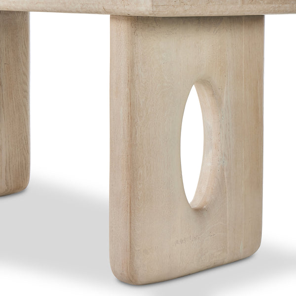 Eliza Desk in White Oak'