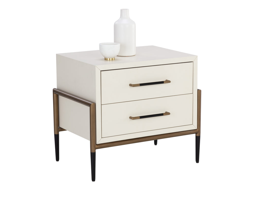WELDRICK NIGHTSTAND - OYSTER