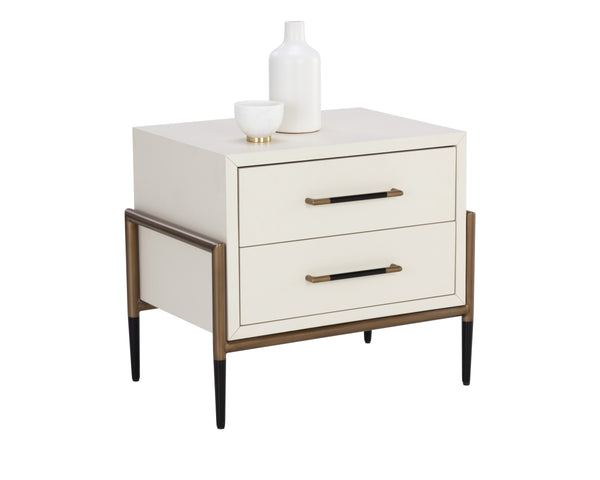 WELDRICK NIGHTSTAND - OYSTER