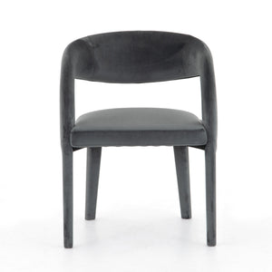 Hawkins Dining Chair-Charcoal Velvet