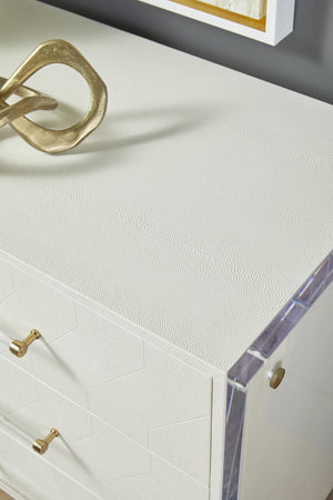 Sonia Shagreen 6-Drawer Double Dresser