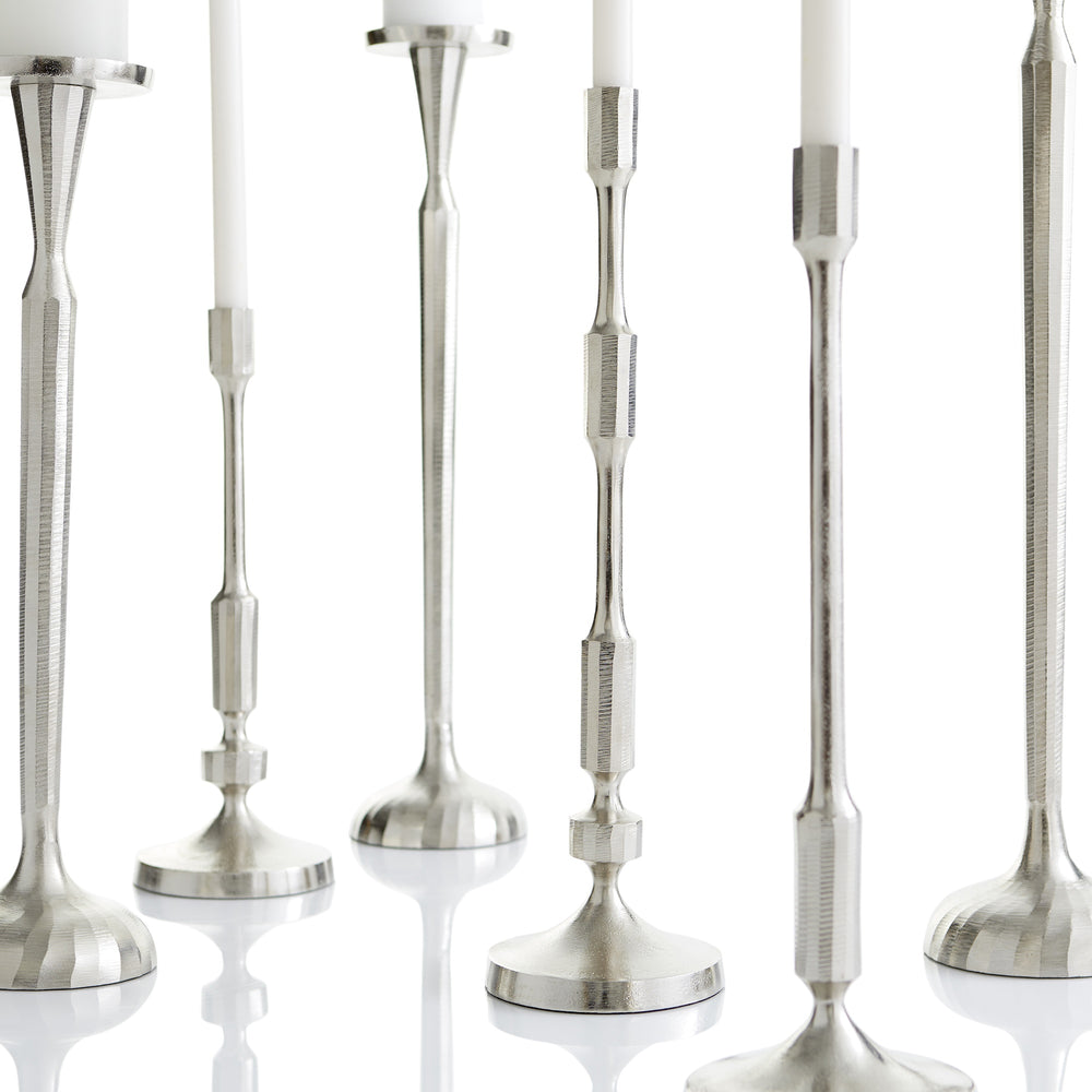 Sm Cambria Candleholder in Nickel