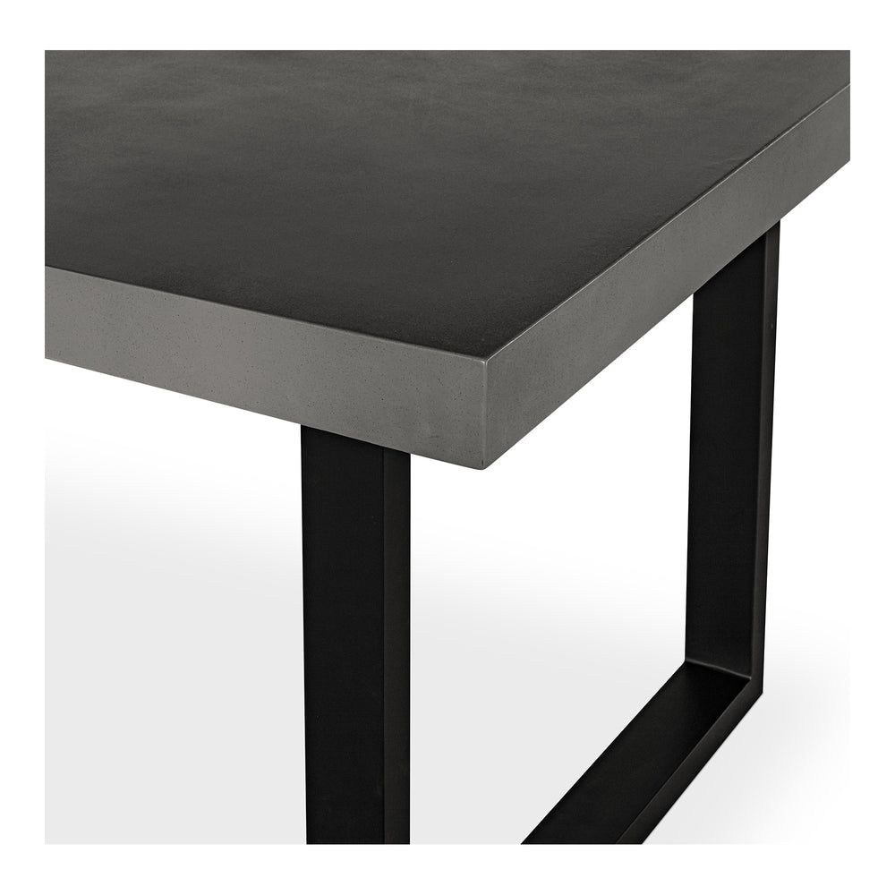 Jedrik Small Outdoor Dining Table in Dark Grey