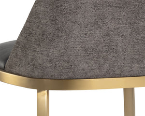 DOVER BARSTOOL - BRAVO PORTABELLA / SPARROW GREY