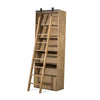Bane Bookshelf and Ladder in Smoked Pine