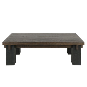 Duncan Solid Wood Rectangle Coffee Table with Reclaimed Pine
