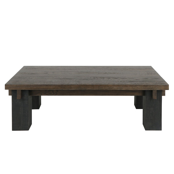 Duncan Solid Wood Rectangle Coffee Table with Reclaimed Pine