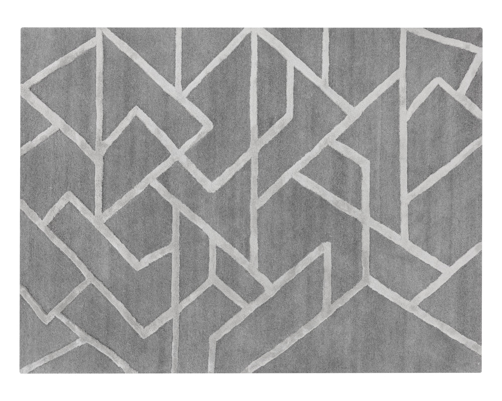ZIZI HAND-TUFTED RUG - GREY - 9' X 12'