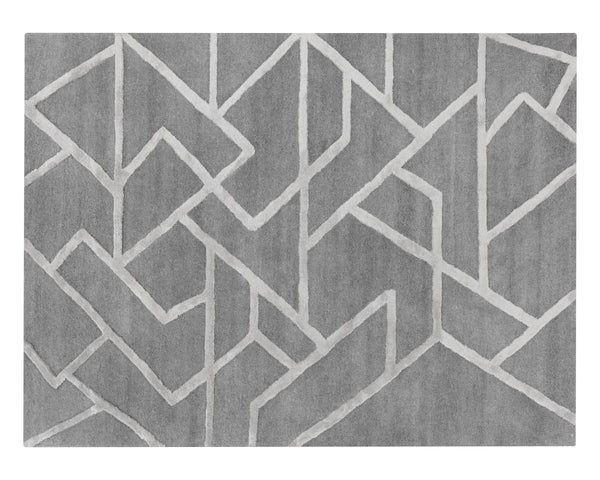 ZIZI HAND-TUFTED RUG - GREY - 9' X 12'