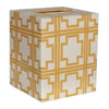KLEENEX CREAM W YELLOW SQUARES