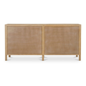 Moe's Fulton 4-Door Sideboard Natural Wood