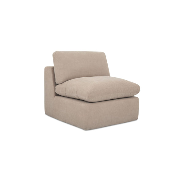 Moe's Cates Slipper Chair in Beige