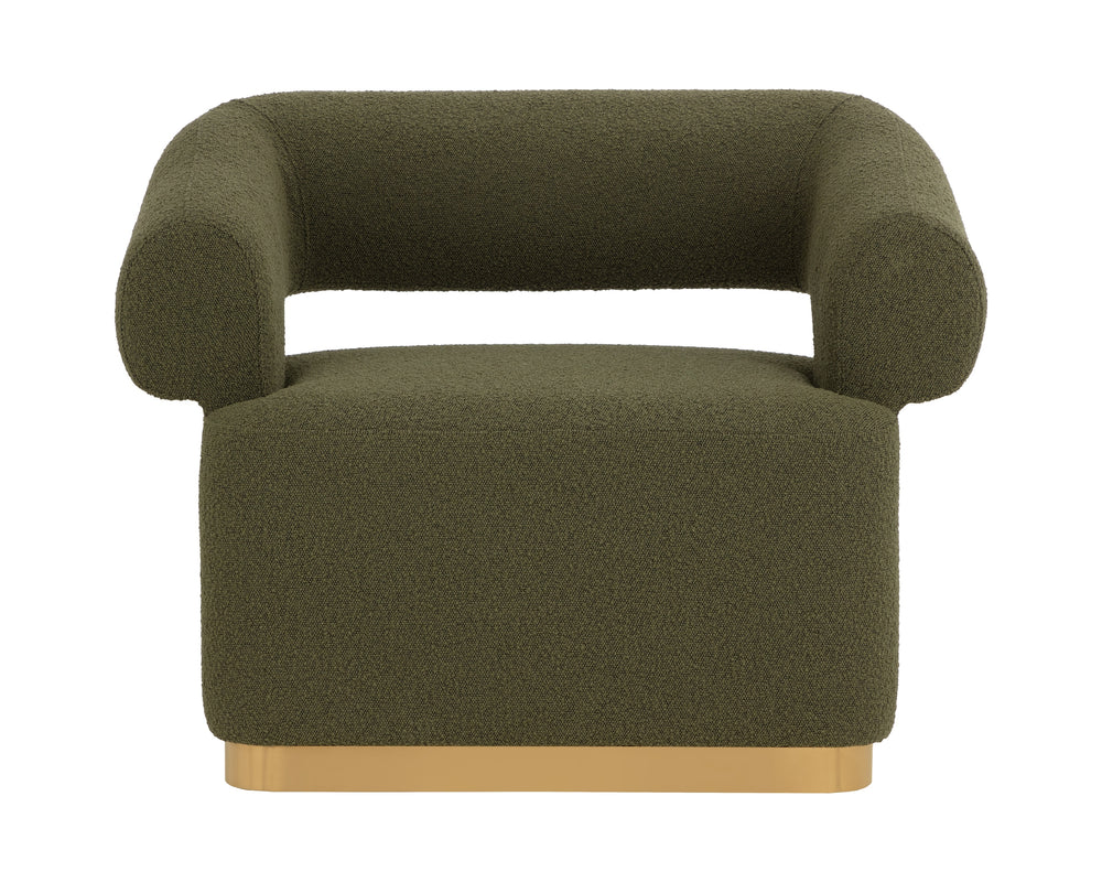 AGGIE SWIVEL LOUNGE CHAIR - COPENHAGEN OLIVE