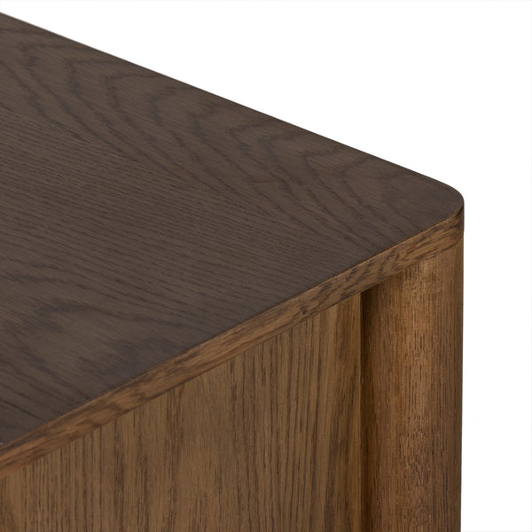 Pollard Media Console In Tan Oak