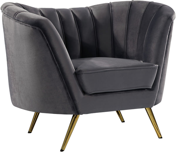 Josefina Chair In Grey Velvet